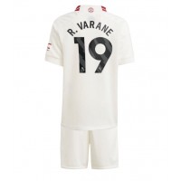 Fotballdrakt Barn Manchester United Raphael Varane #19 Tredjedraktsett 2023-24 Kortermet (+ Korte bukser)